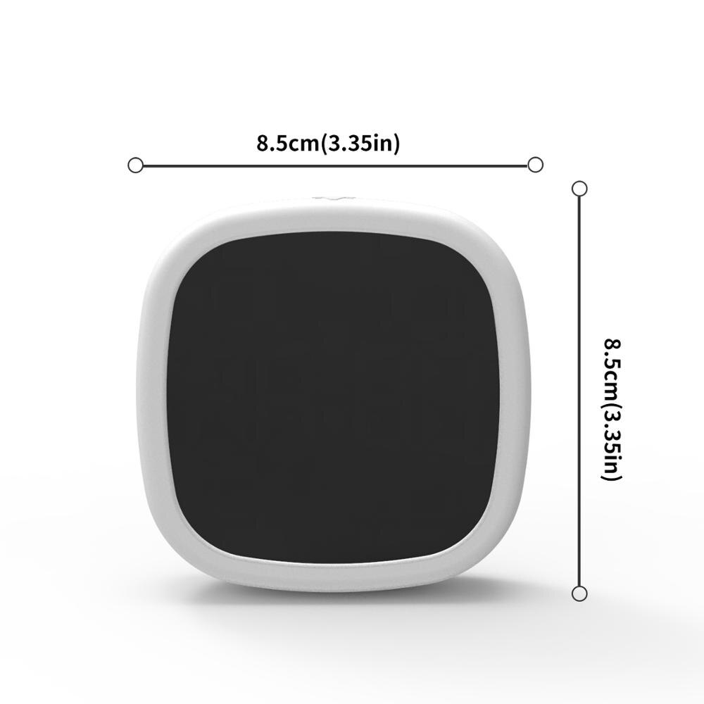 Voice Control Mirror Table Clock Home Decoration Snooze Desk Alarm Clock LED Digital Electronic
