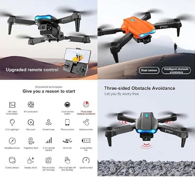 Mini Drone with Camera RC Foldable Drone with 4K HD