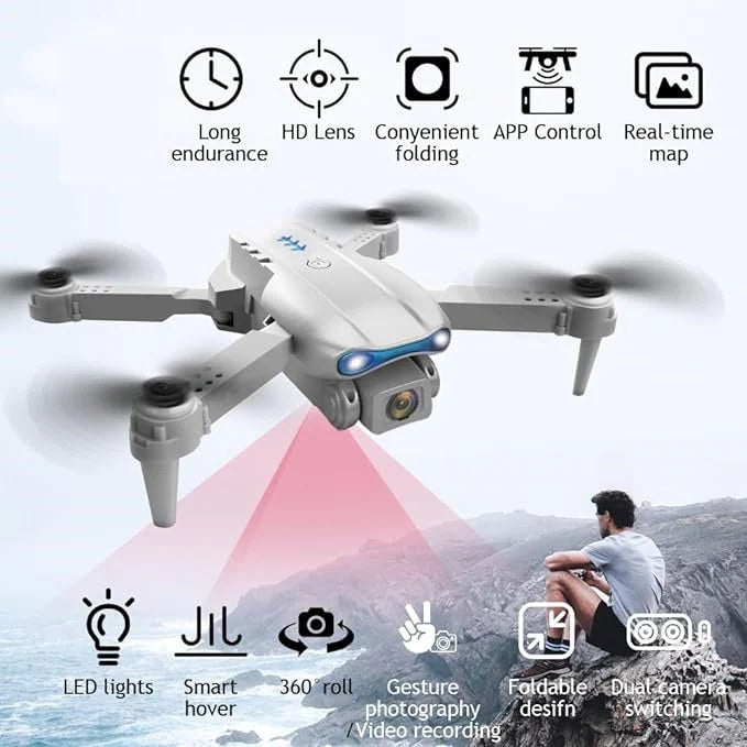 Mini Drone with Camera RC Foldable Drone with 4K HD