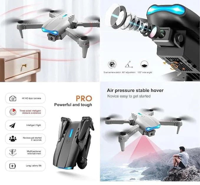 Mini Drone with Camera RC Foldable Drone with 4K HD