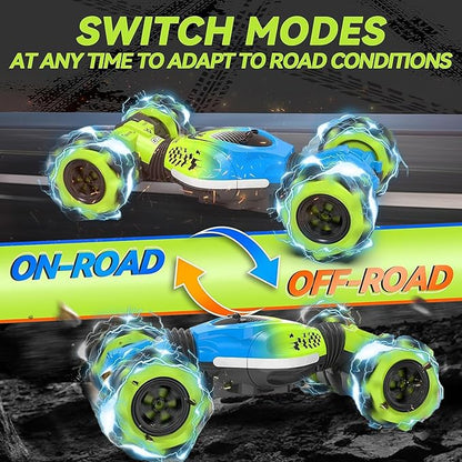 Masroo Gesture RC Car, 2.4GHz 4WD Gesture Sensing RC Stunt Car Toys for 6-12 yr Boys Girls, Drift Hand Controlled Remote Control Twist Cars Offroad 360°...